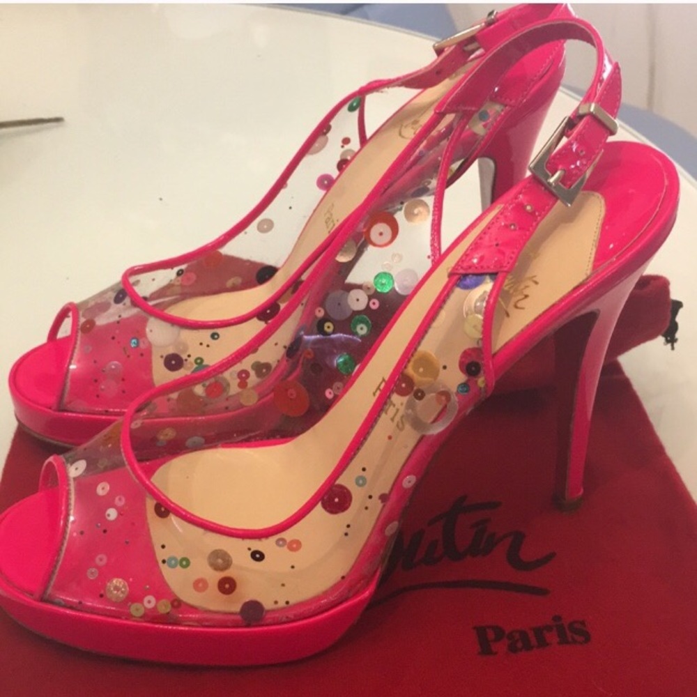 She’s back! Christian Louboutin shoes